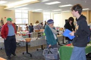 Shoppers at the 2015 Arts & Crafts Bazaar