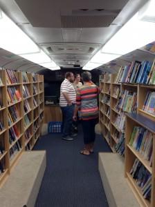 Inside the Scott County Library System bookmobile