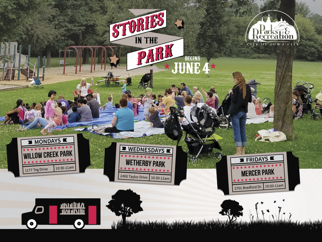 Stories in the Park with the Bookmobile Kicks off in June Iowa City