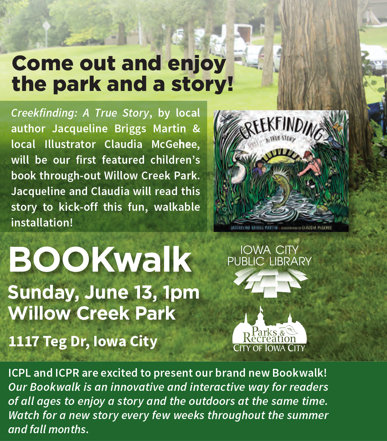 Bookwalk Kickoff Iowa City Public Library