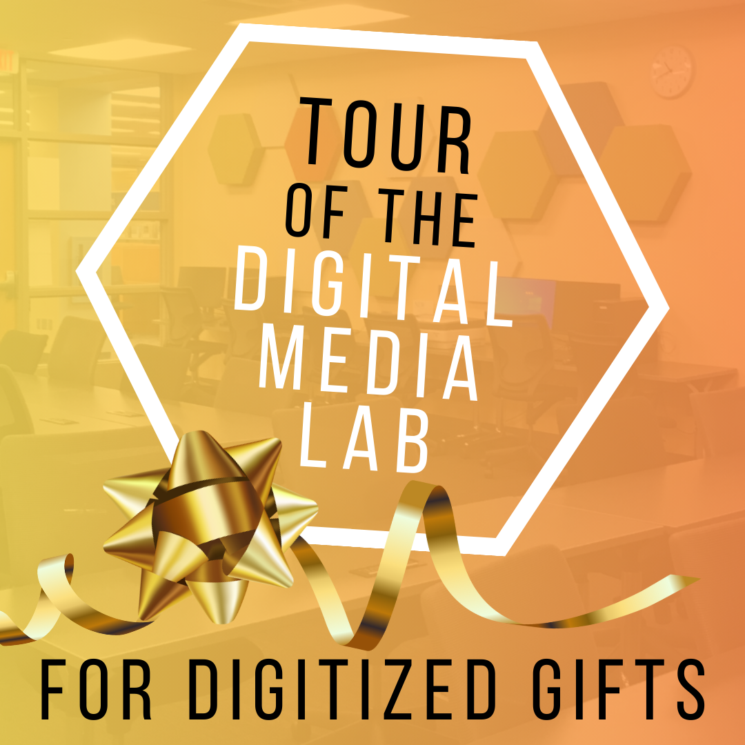 tour of the digital media lab for digitized gifts