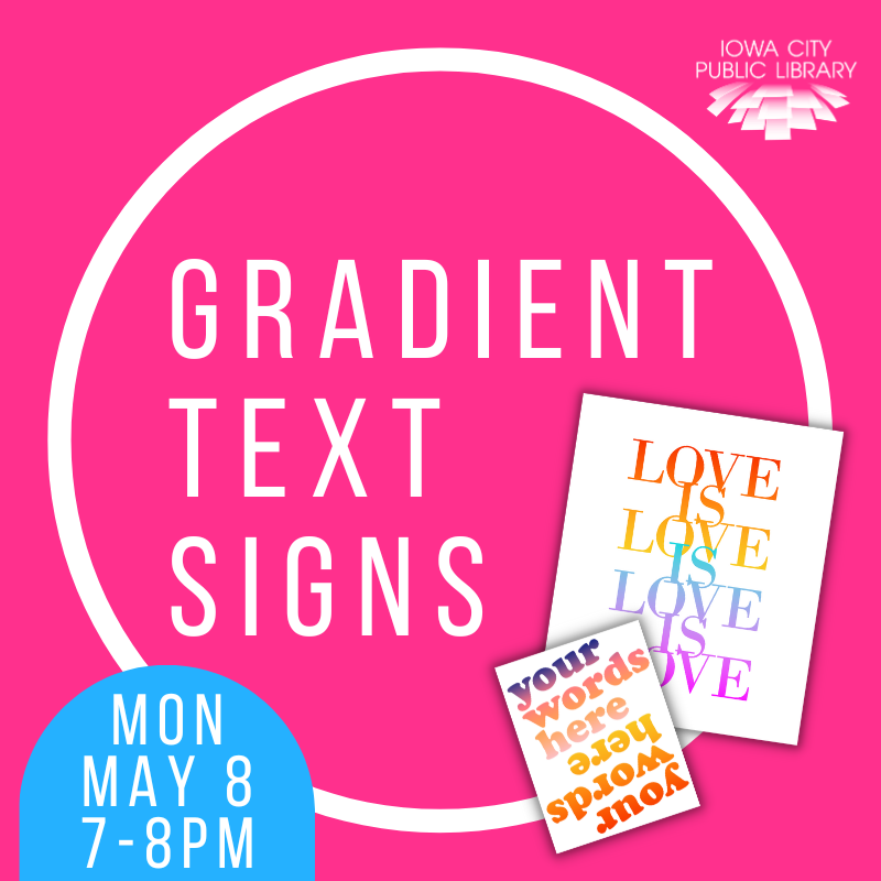 Gradient Text Signs