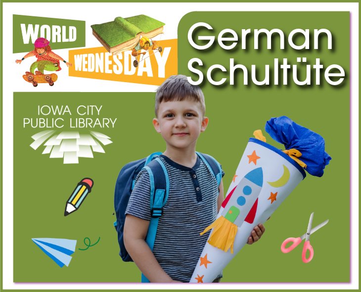 World Wednesday. German Schultute. Iowa City Public Library.