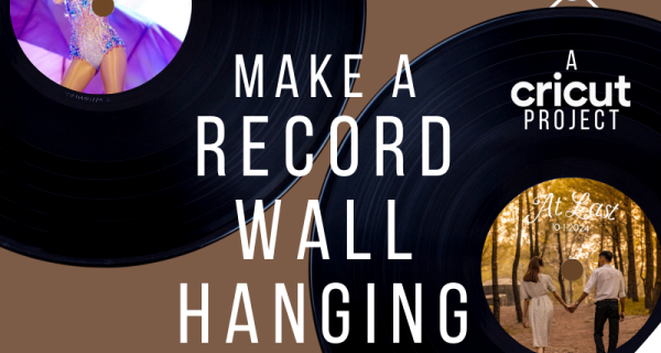 Make a record wall hanging