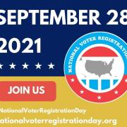 National Voter Registration Day graphic