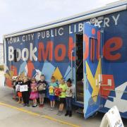 Kids At Bookmobile 